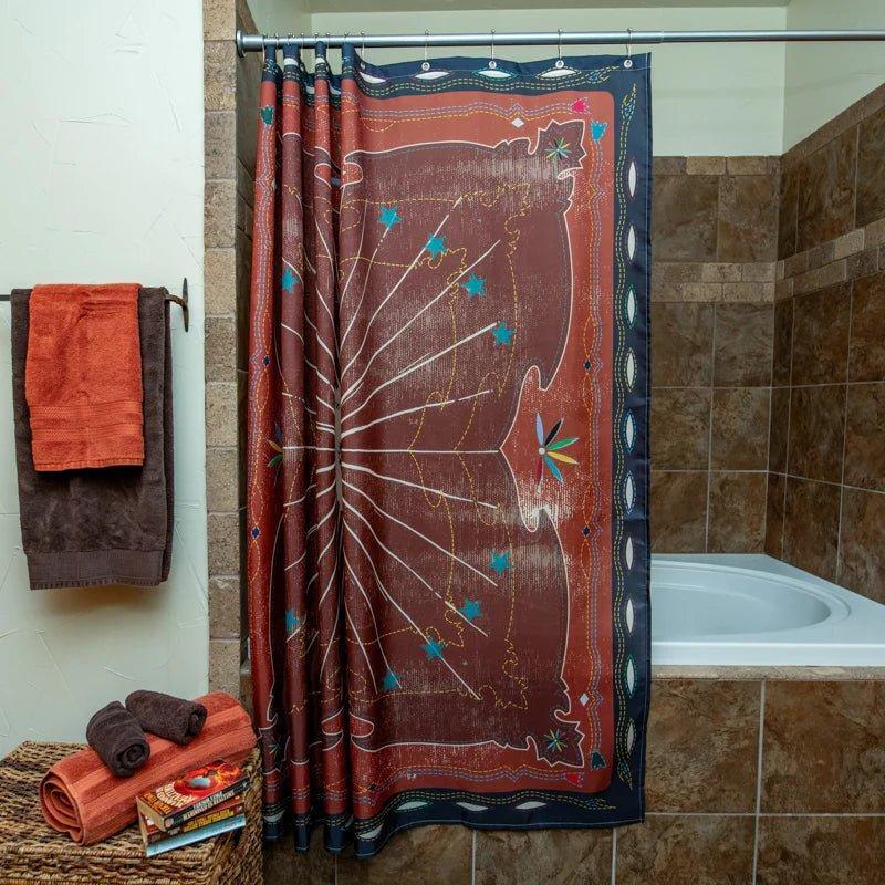 Western bronc shower curtain - Your Western Decor