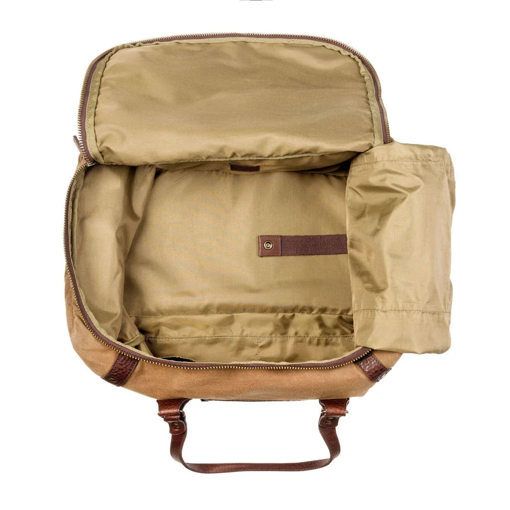American made Campaign Waxed Canvas Travel Duffle Bag Carry-on Size - Your Western Decor