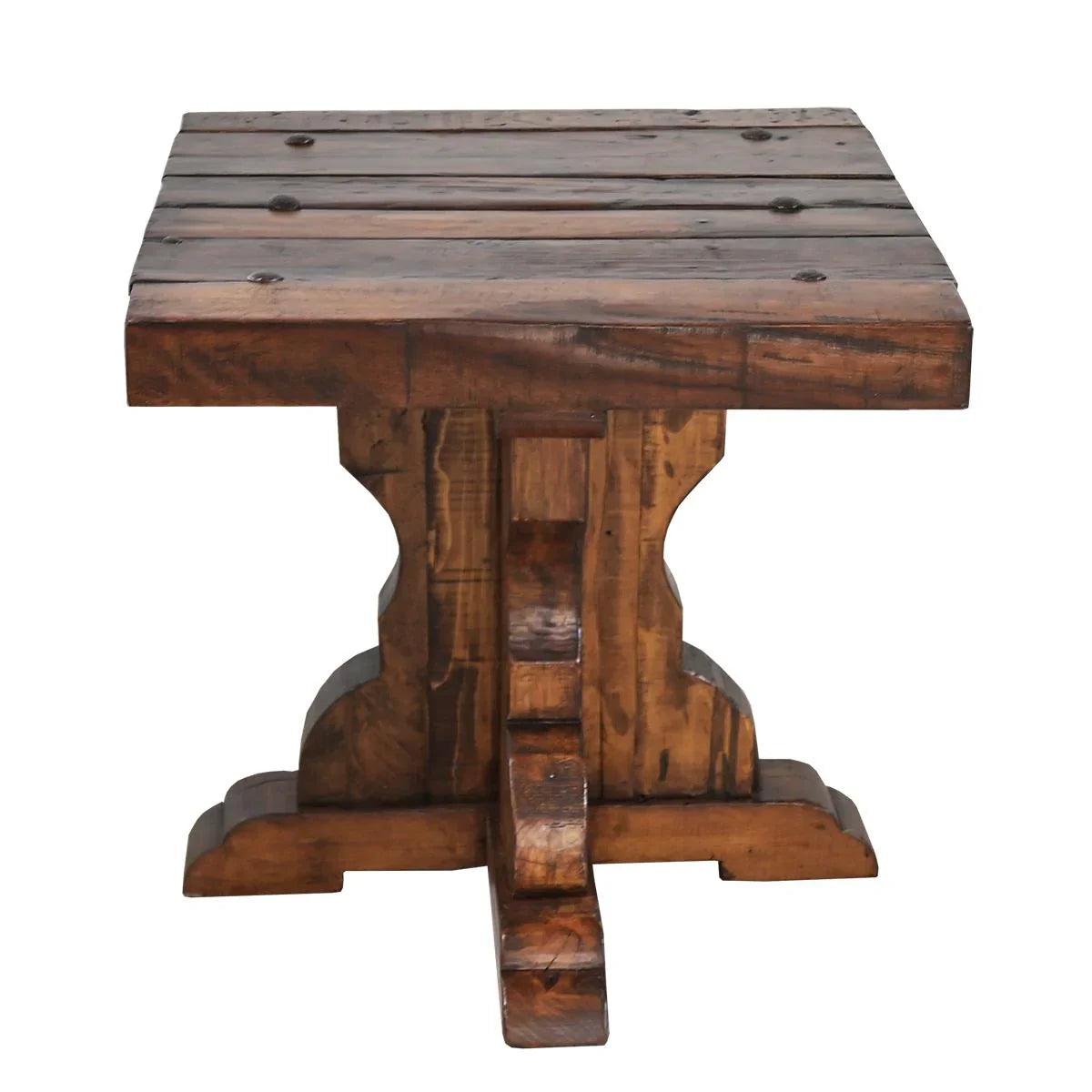 Handcrafted Z Luis Rustic End Table - Your Western Decor