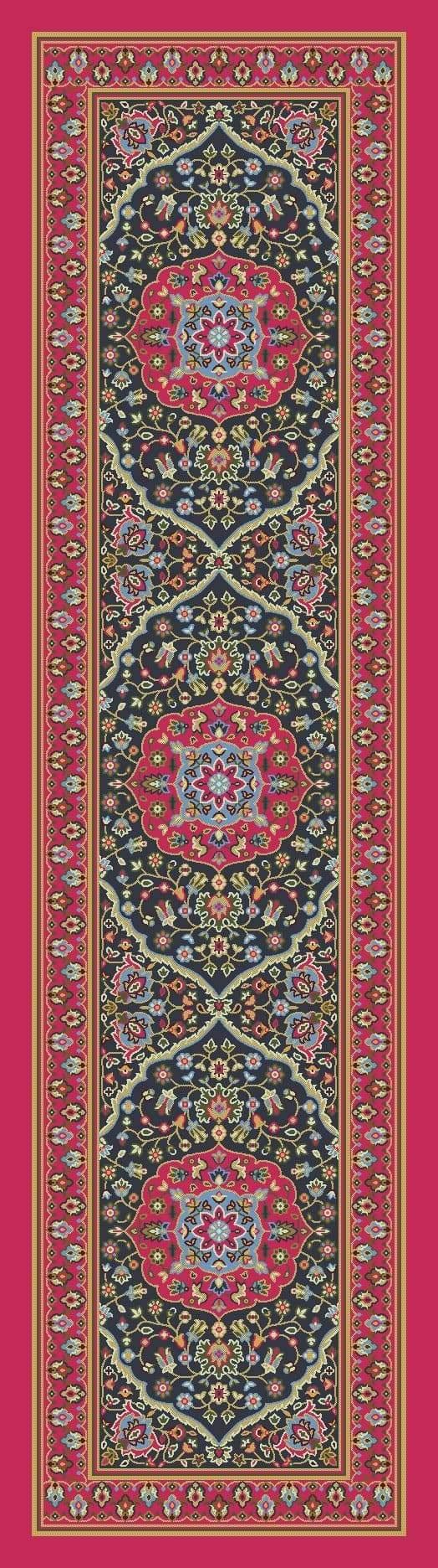 Zanza Cardinal Floor Runner - Made in the USA - Your Western Decor, LLC