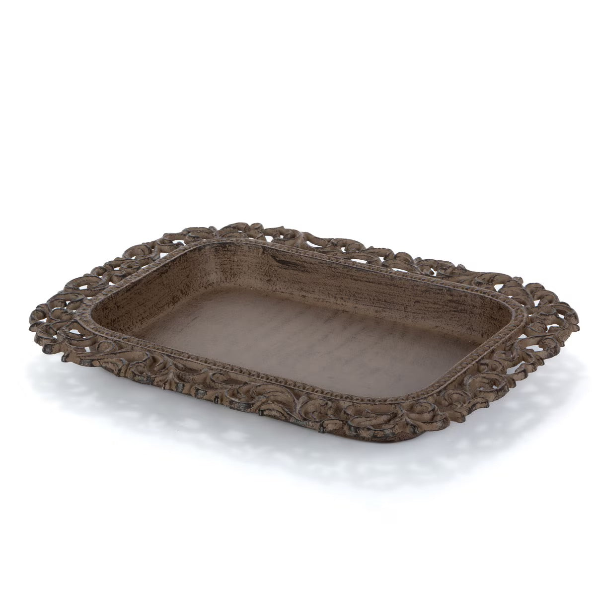 Acanthus metal scrollwork butter dish base