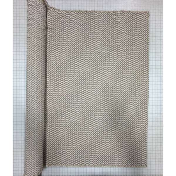 Textured upholstery fabric with a herringbone pattern on a grid background - Your Western Decor