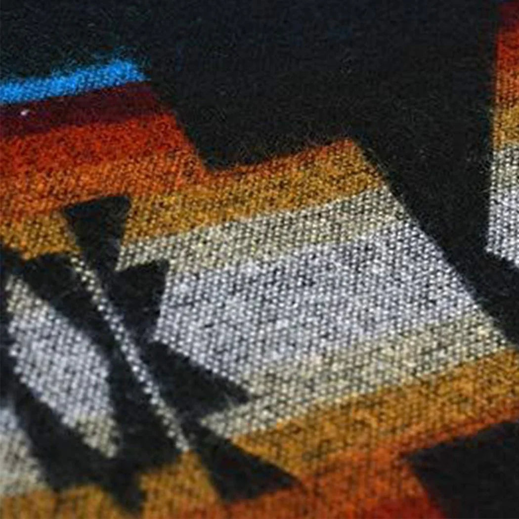 Ultra Soft Andes Cliffside Southwestern Queen-Sized Blanket detail - Your Western Decor