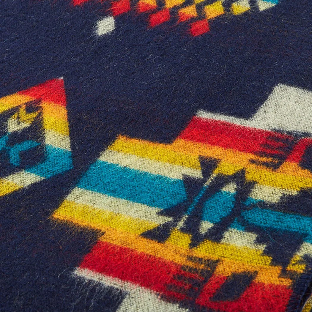 Andes Midnight Southwestern blanket close up detail - Your Western Decor