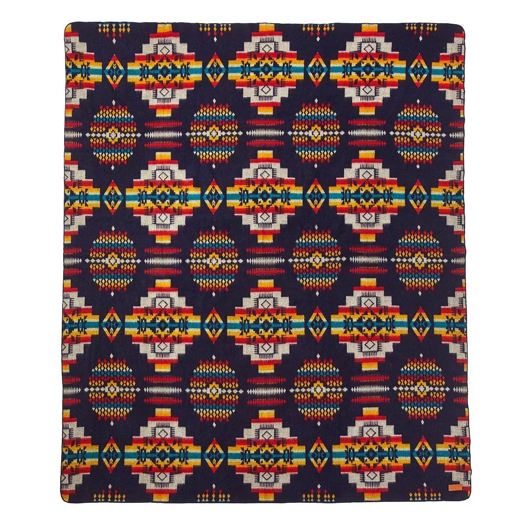 Andes midnight Southwestern blanket in geometric patterns - Your Western Decor