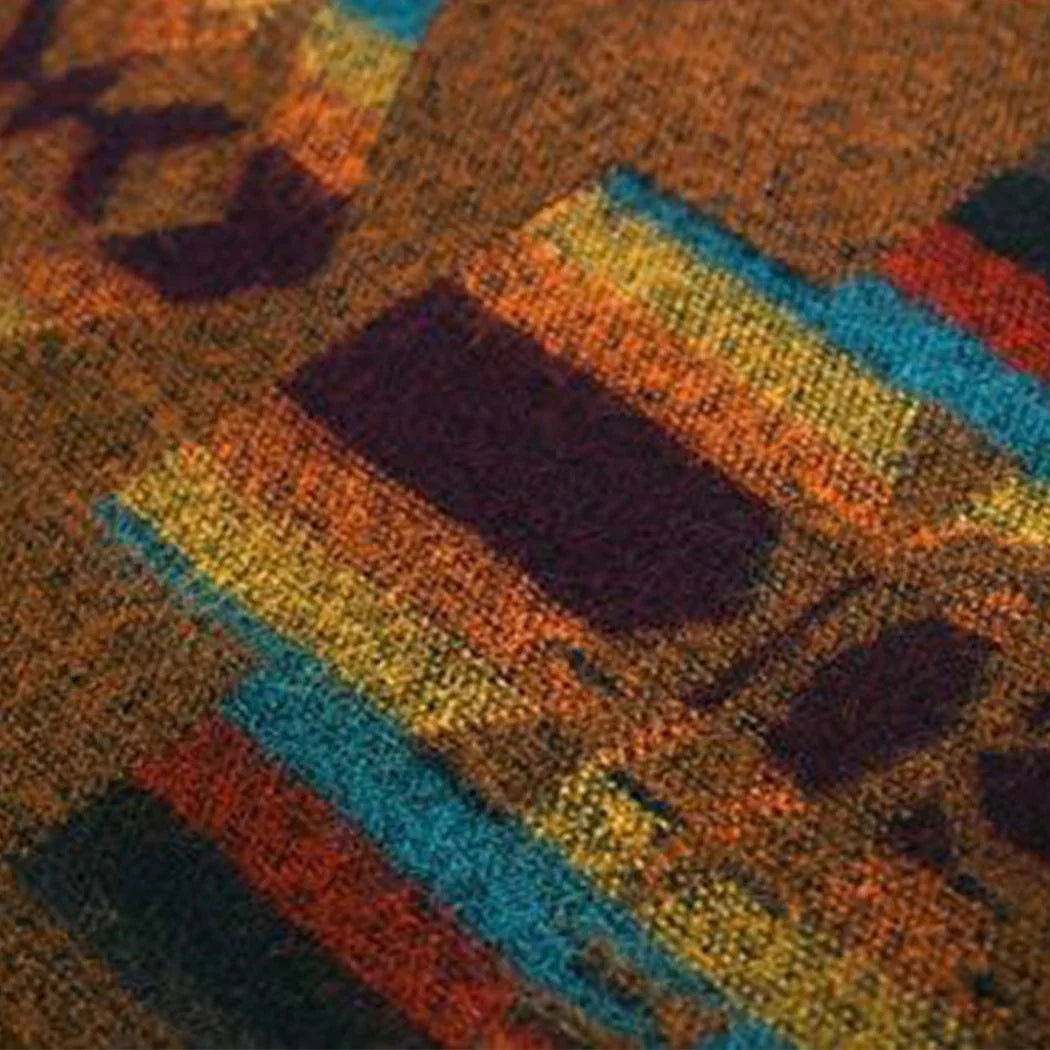 Andes Mountain blanket close detail - Your Western Decor