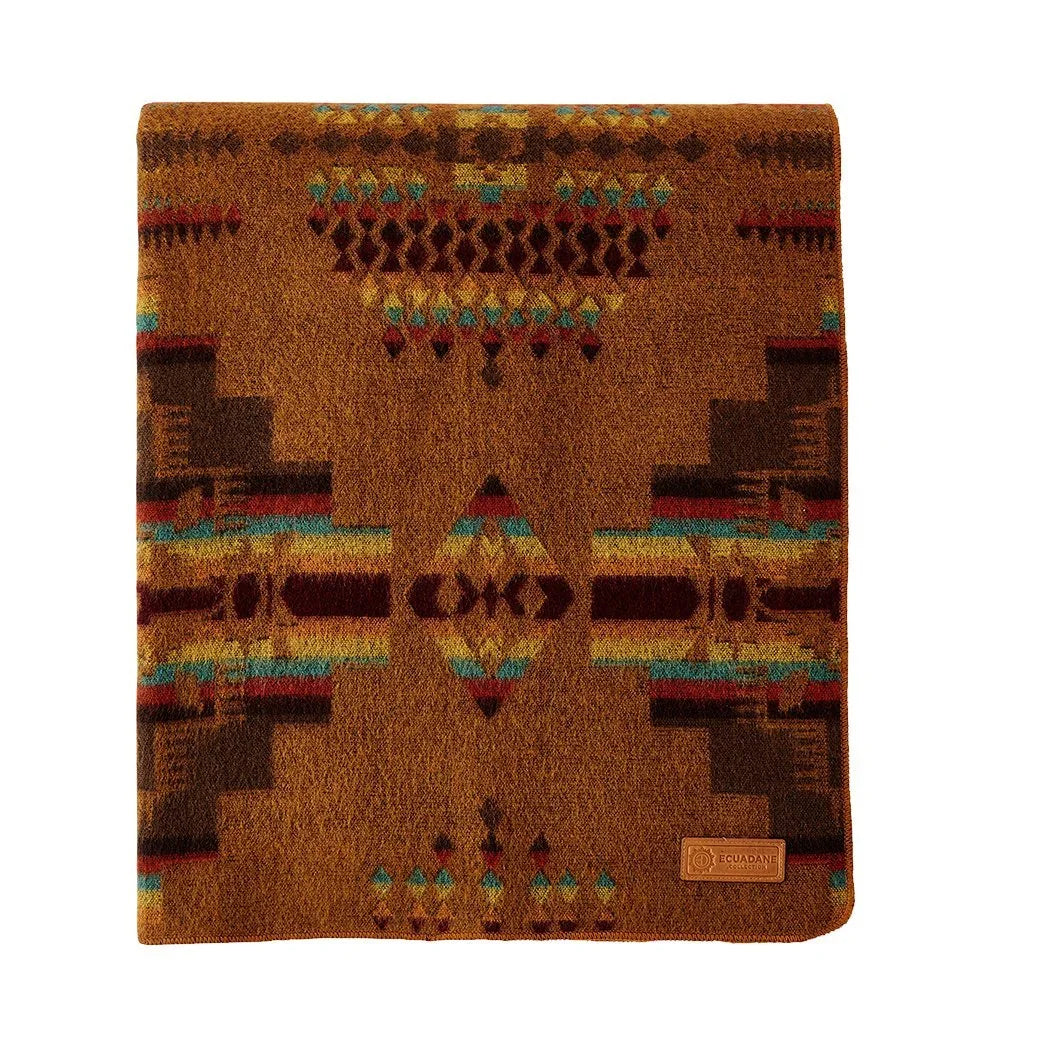 Andes Mountain southwestern blanket folded - Your Western Decor