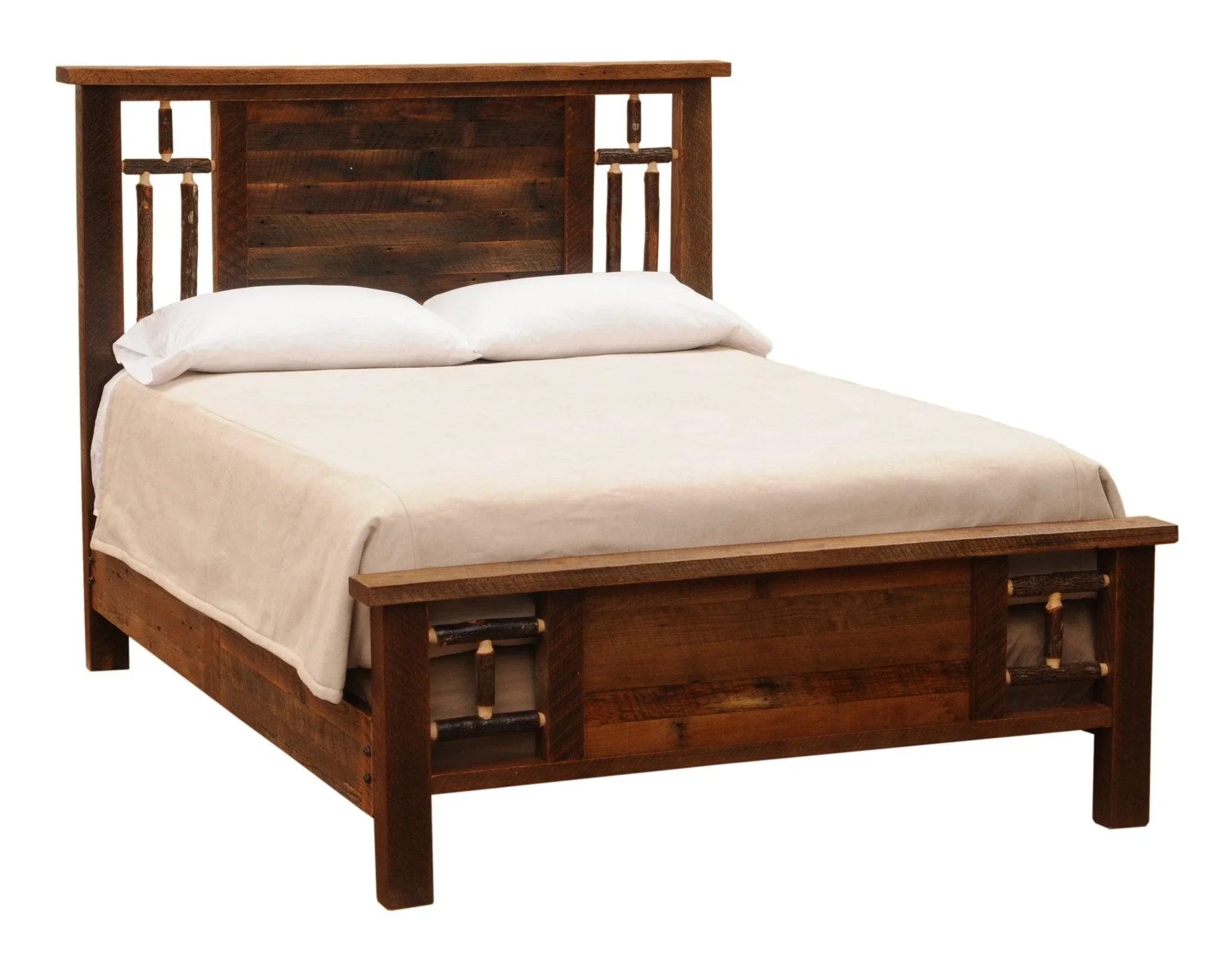 American made Rustic Appalachian Barnwood Bed