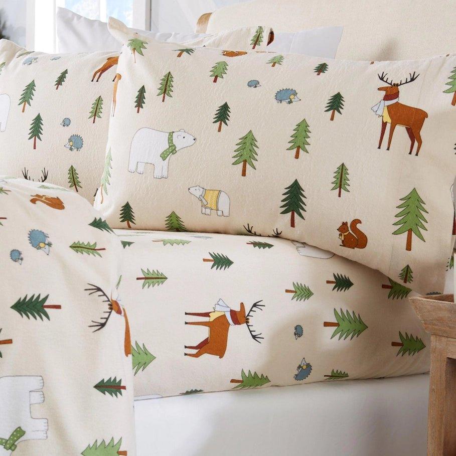 Arctic Animals Turkish Cotton Sheets - Your Western Decor