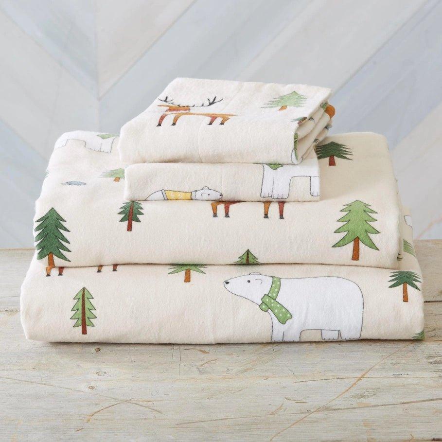 Arctic Animals Turkish Cotton Sheets - Your Western Decor