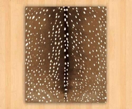 XL faux axis hide area rug - Made in the USA - Your Western Decor