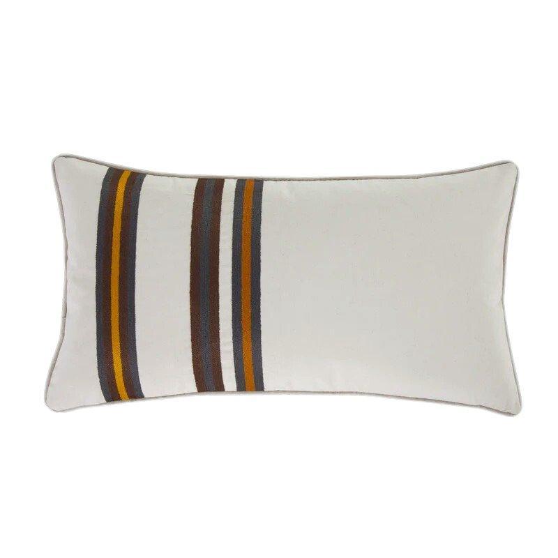 Barren Brands Embroidered Canvas Lumbar Pillow