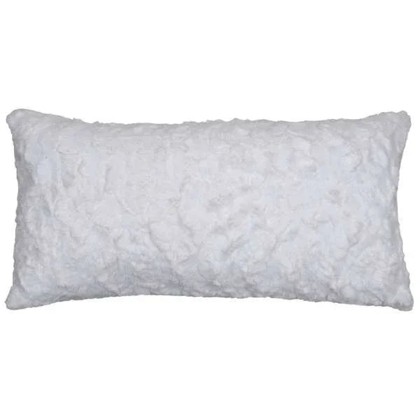 American made Bella Cream Cuddle Fur accent pillow - Your Western Decor
