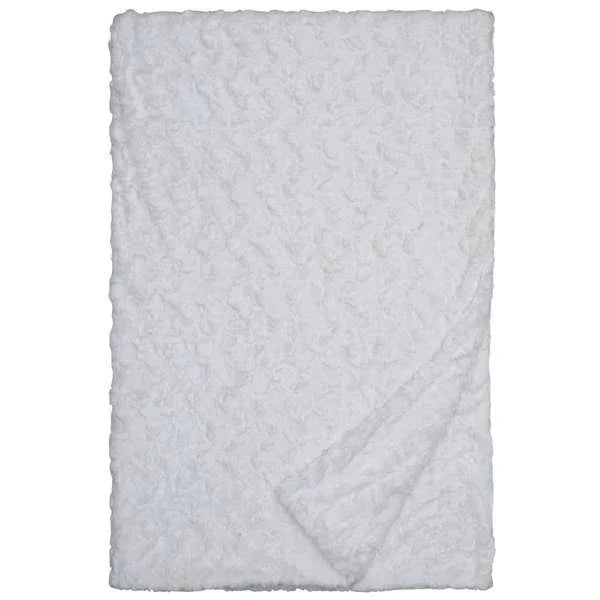 Bella Cream Cuddle Fur blanket, handmade in the USA - Your Western Decor