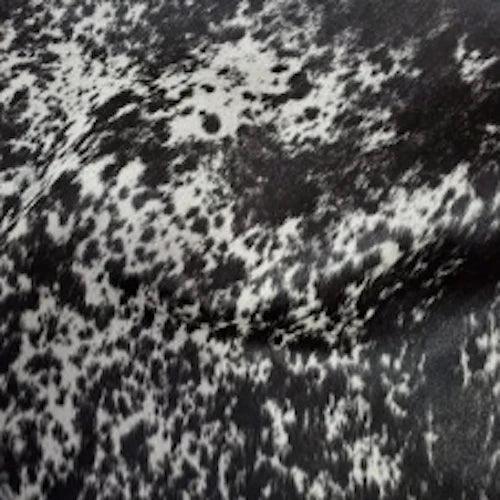 Black and white peppered cowhide swatch - Your Western Decor