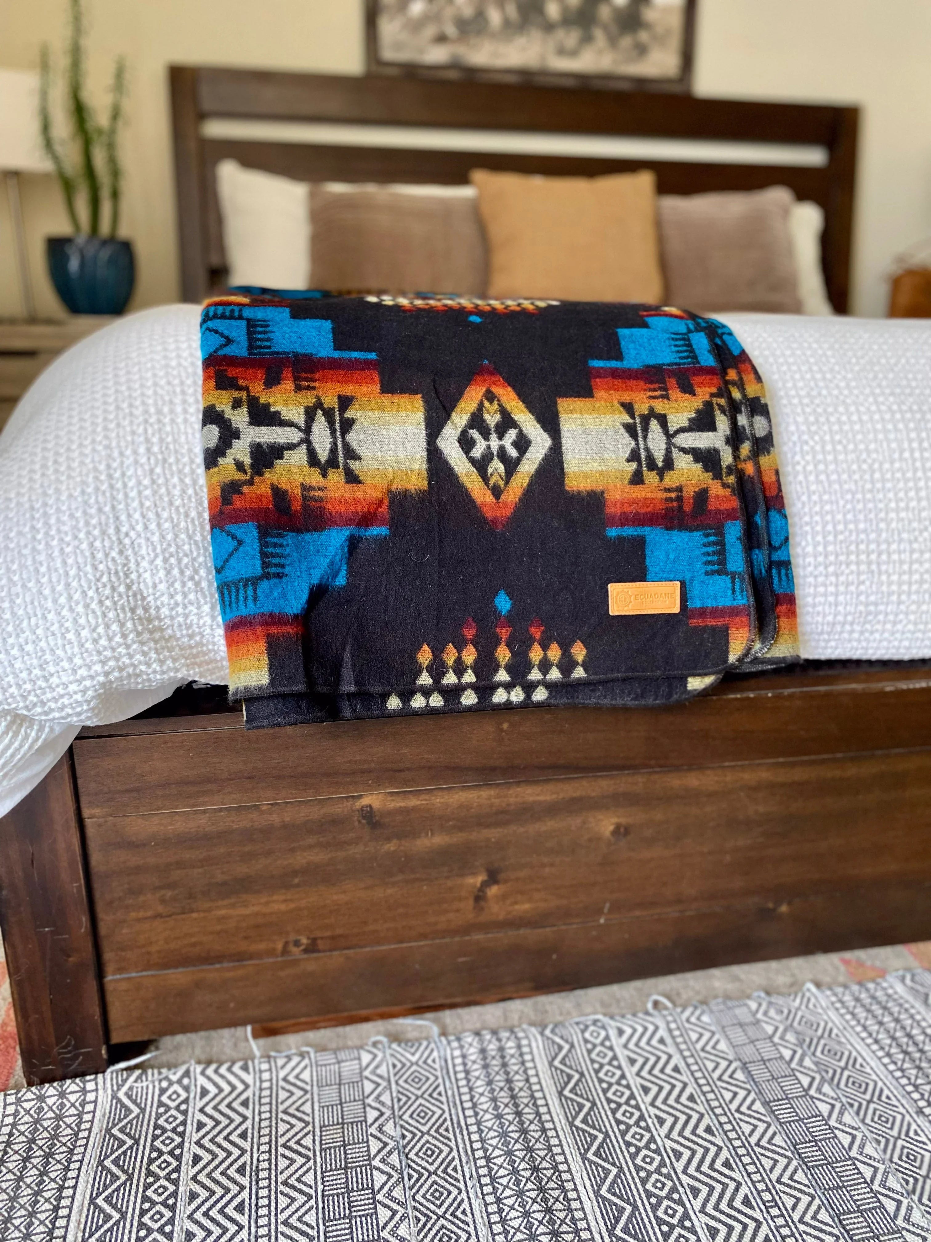 Ultra Soft Andes Cliffside Southwestern Queen-Sized Blanket - Your Western Decor