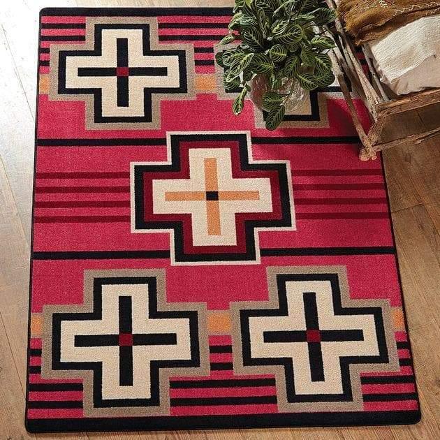 Southwest red & tan rugs. Made in the USA. Your Western Decor