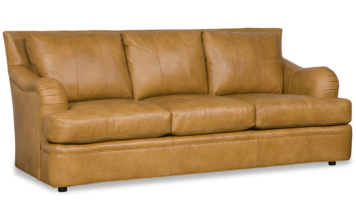 Canyon crest leather sofa in tan leather