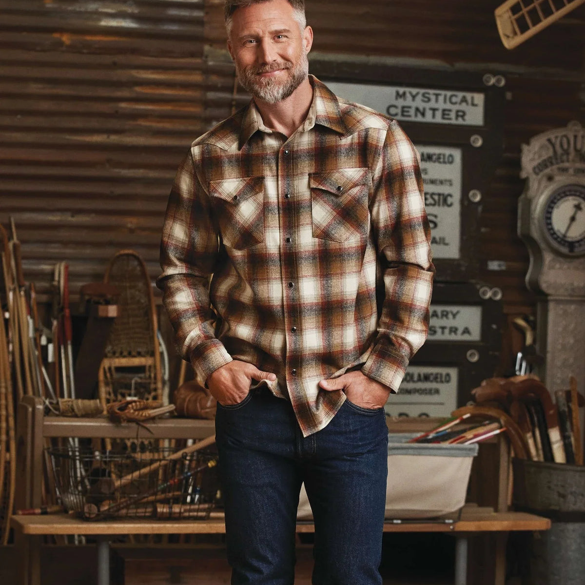 Canyon Western Wool Plaid Shirt by Pendleton – Your Western Decor