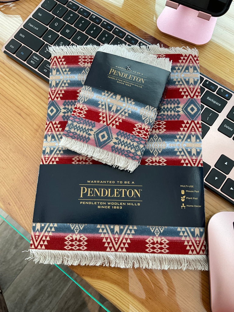 Pendleton Canyonlands Mouse Pad and Coasters with Southwestern design - Your Western Decor