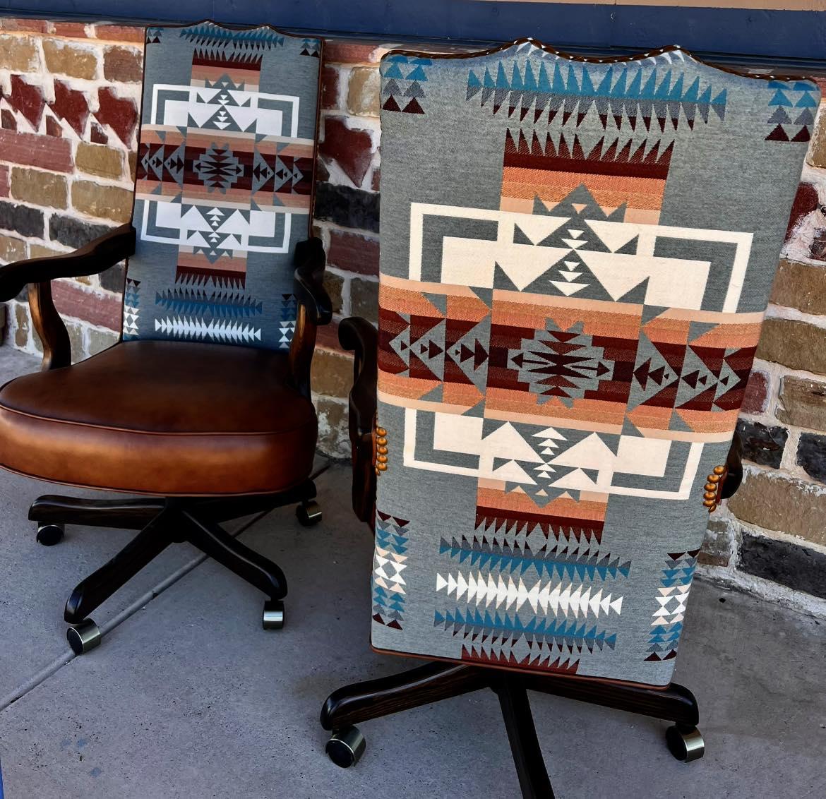 Chief Joseph fabric back office chairs