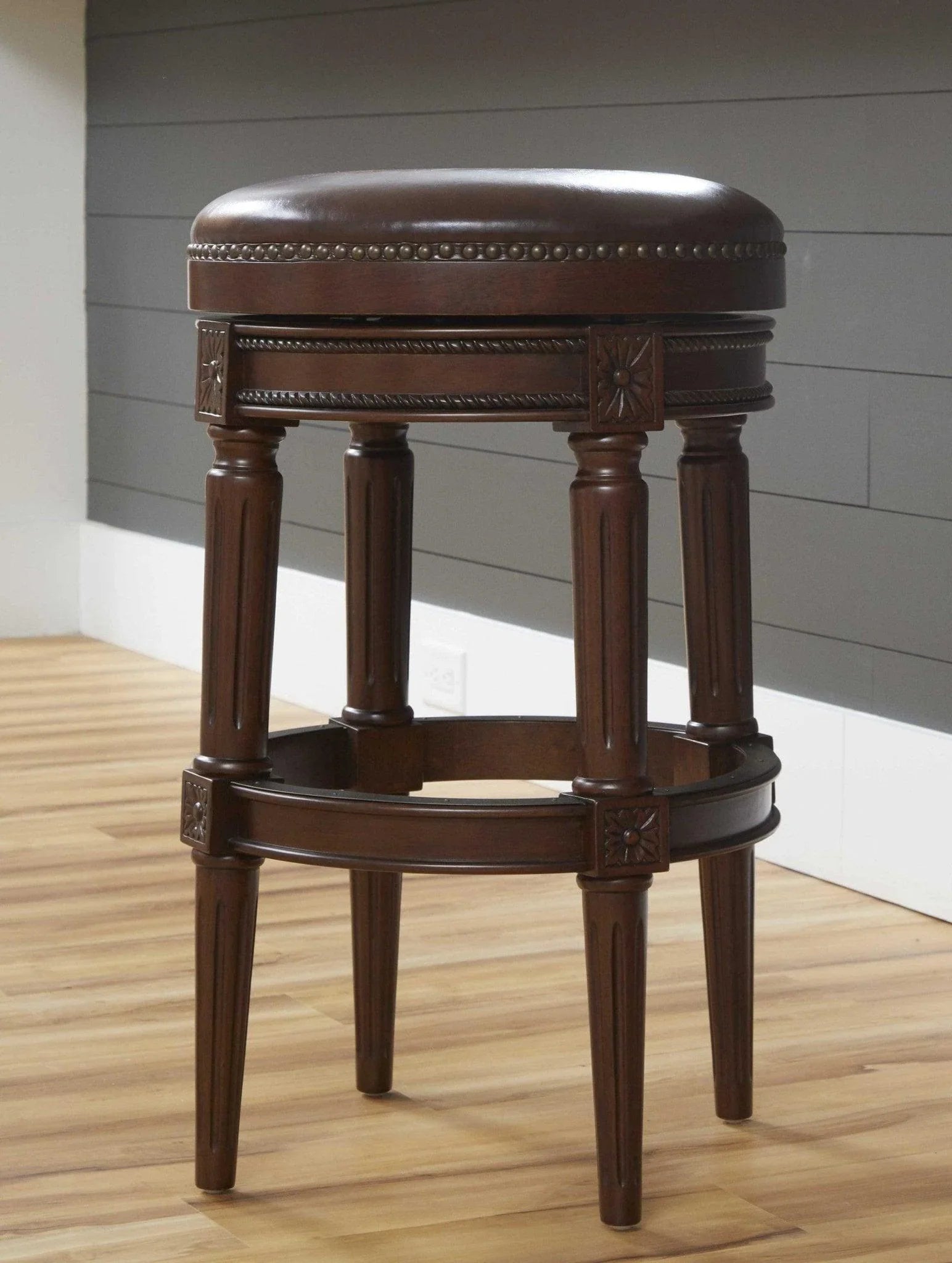 Cigar Lounge Swivel Bar Stools - Made in the USA - Your Western Decor, LLC