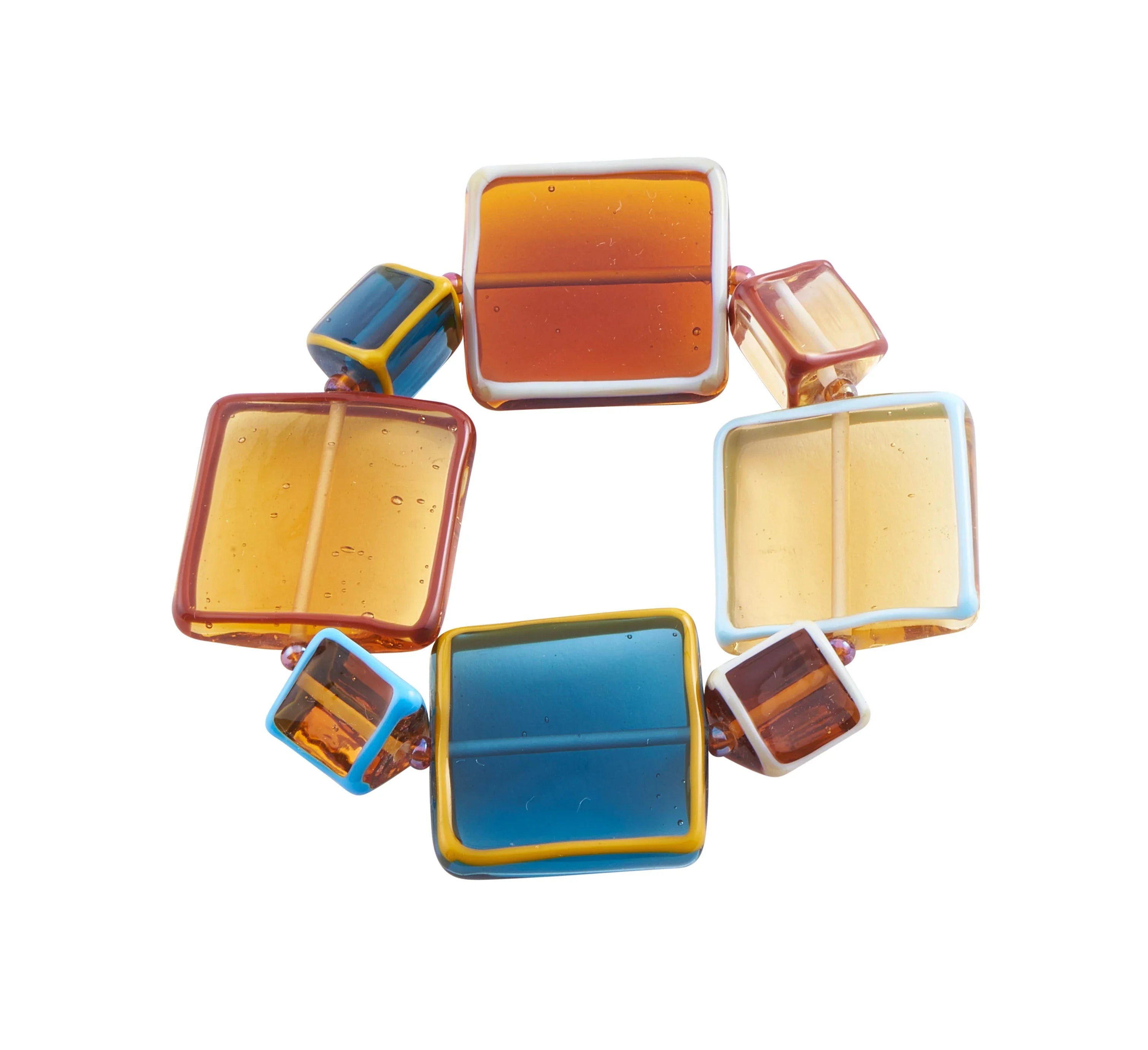 Handmade colorful glass bracelet - Your Western Decor