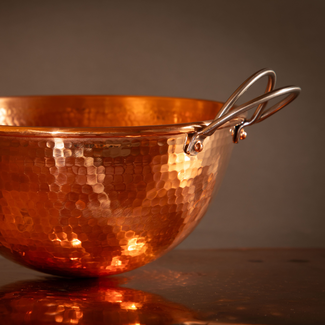 Copper mixing bowl