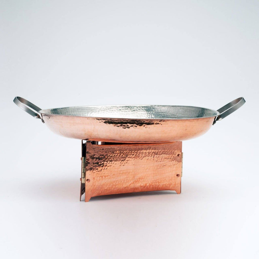 Hammered copper triangle stand - Your Western Decor