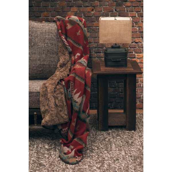 American made Cuddle Fur Premium Yellowstone Throw Blanket - Your Western Decor