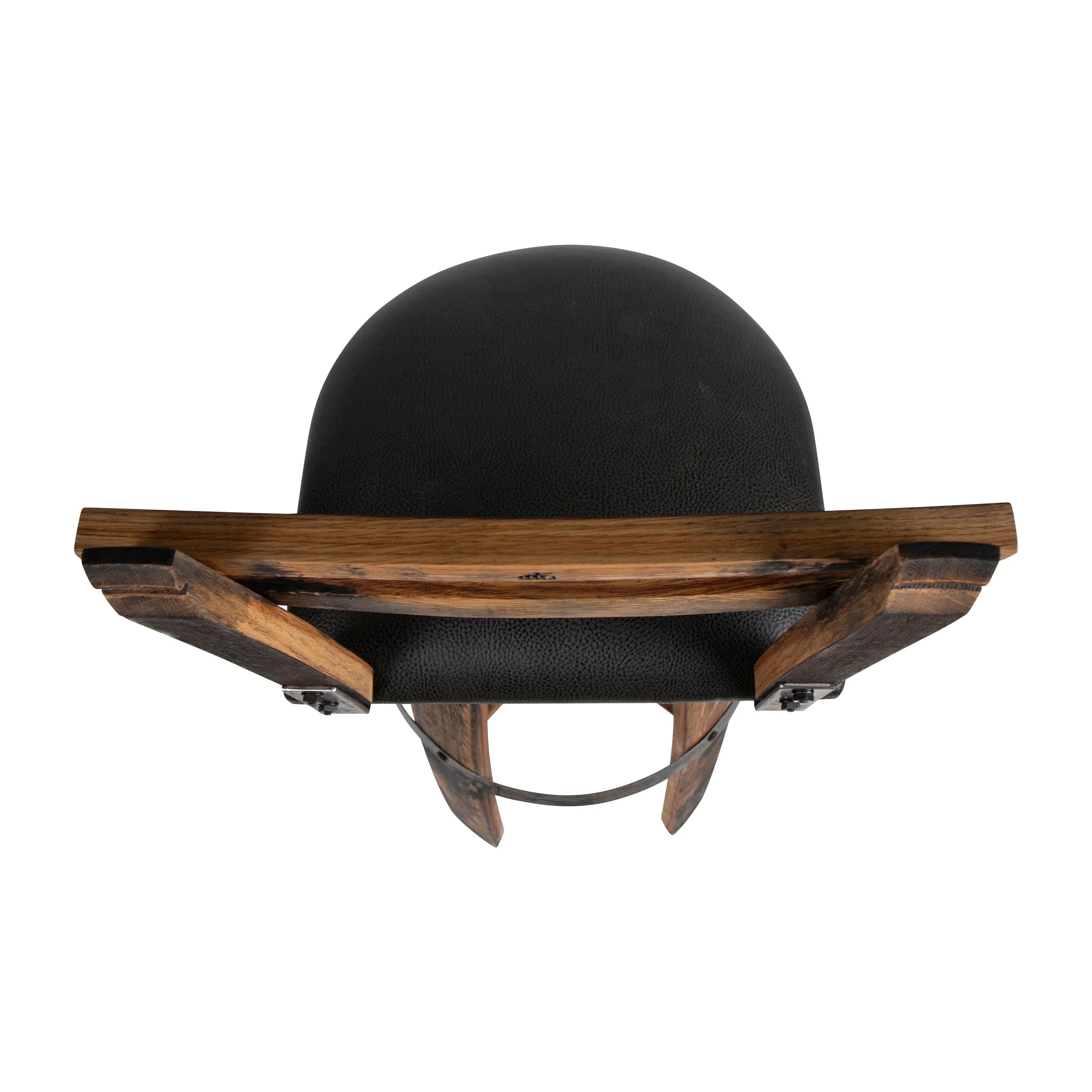 Custom and handmade in the USA 160 Proof Bar Stool with vinyl upholstered swivel Seat - Your Western Decor