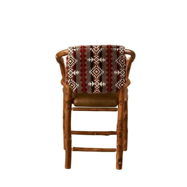 American made Custom Upholstered Hickory Bar & Counter Chairs - Your Western Decor