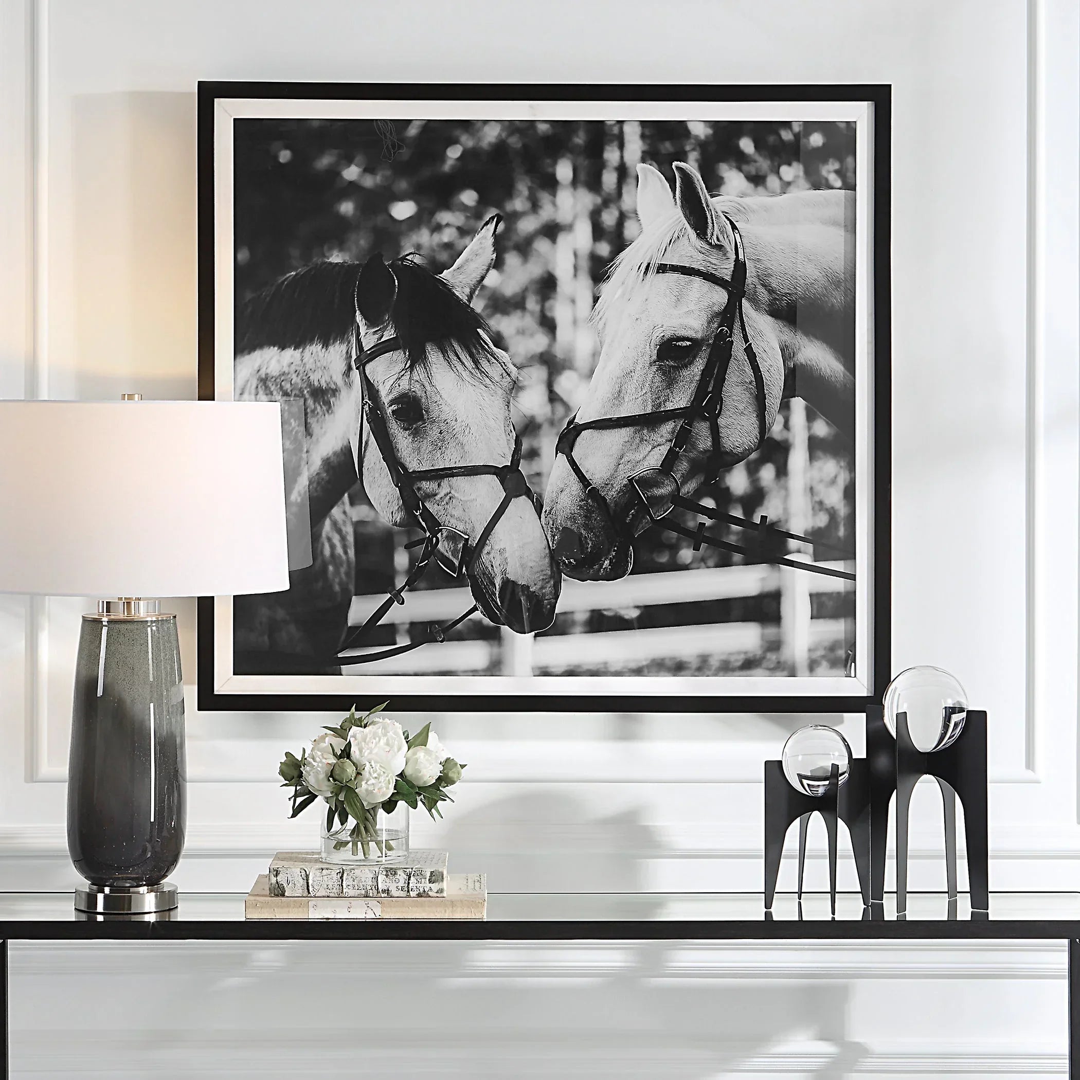 Dapple Of My Eye Horse Art black and white - Your Western Decor