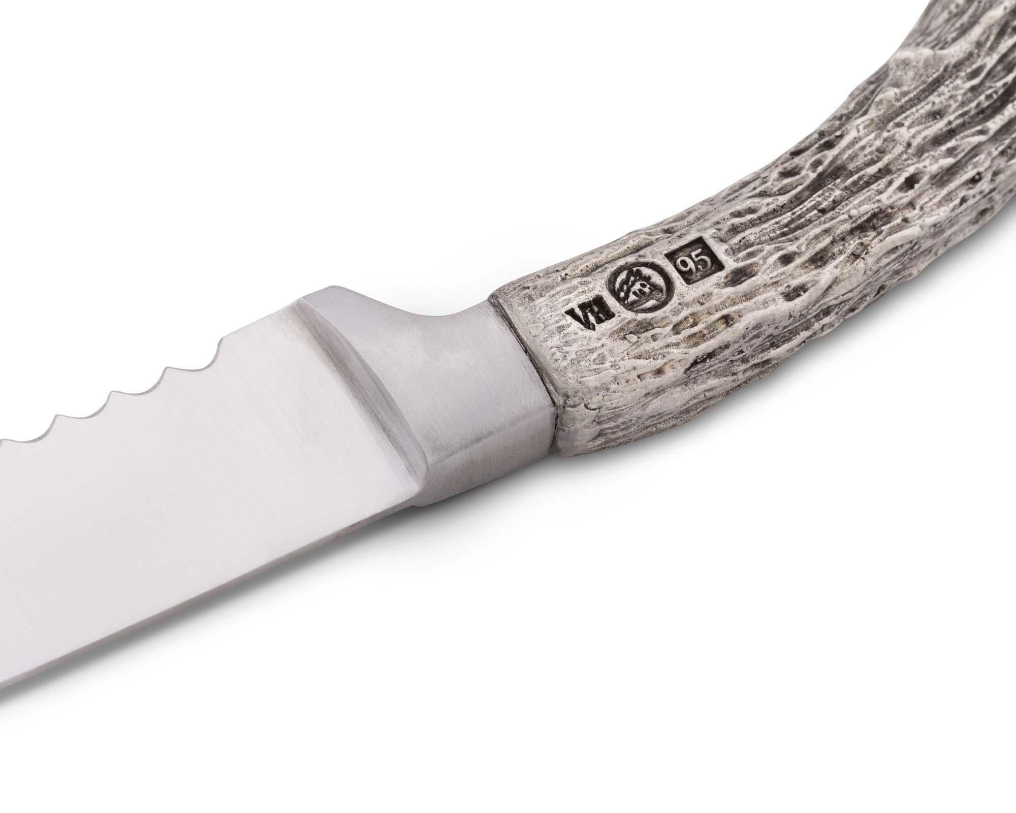 Knife with a staghorn handle detail - Your Western Decor