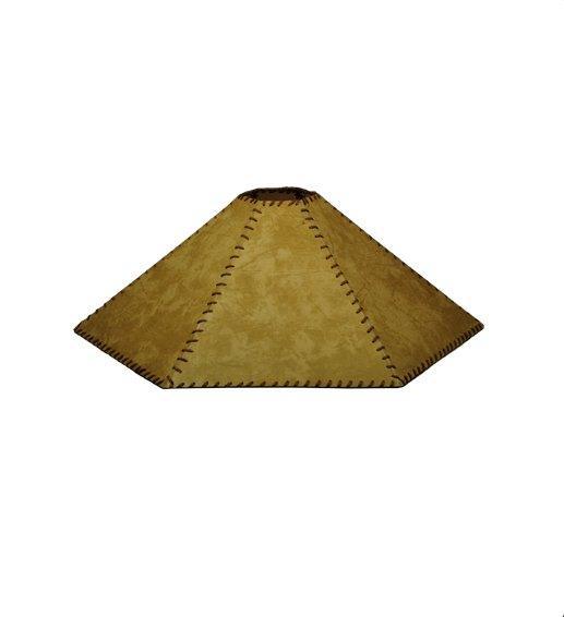 30" Wide Faux Leather Lamp Shade made in the USA - Your Western Decor
