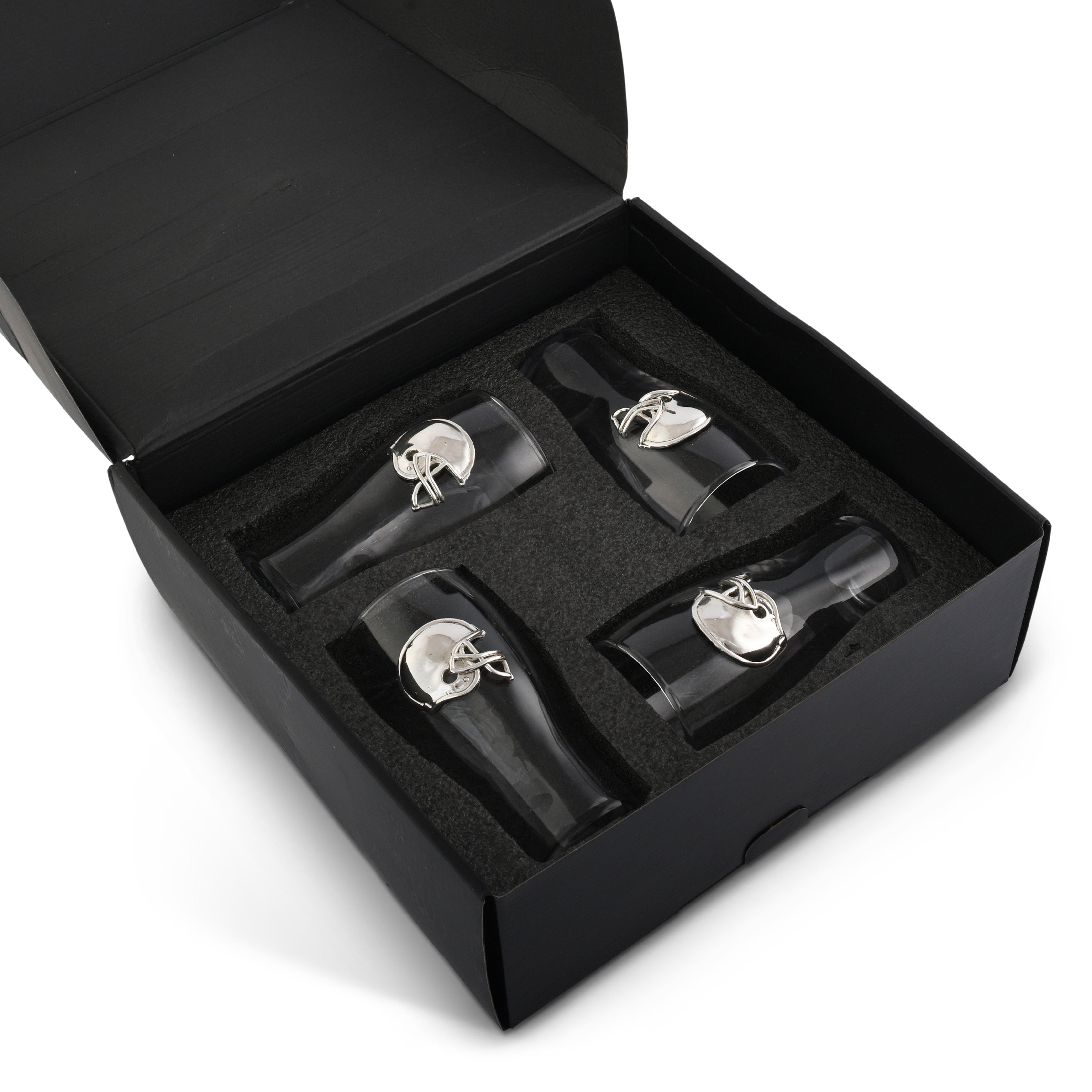 Football helmet pint glasses set - Your Western decor