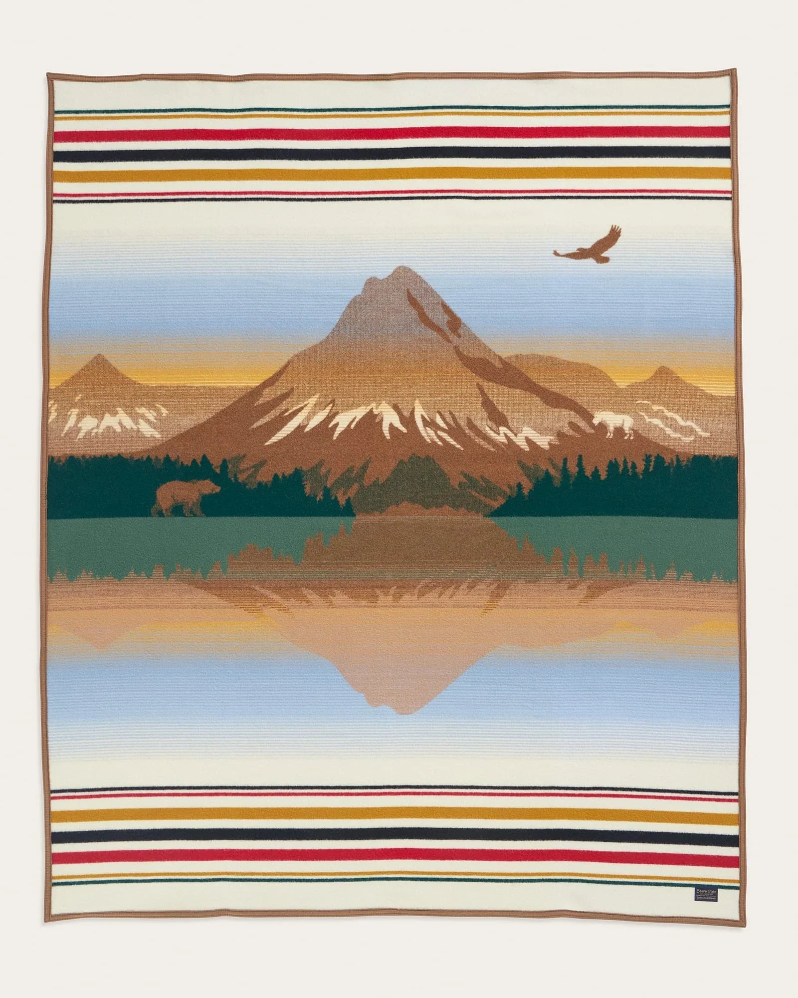 American made Glacier Peaks Pendleton Blanket - Your Western Decor