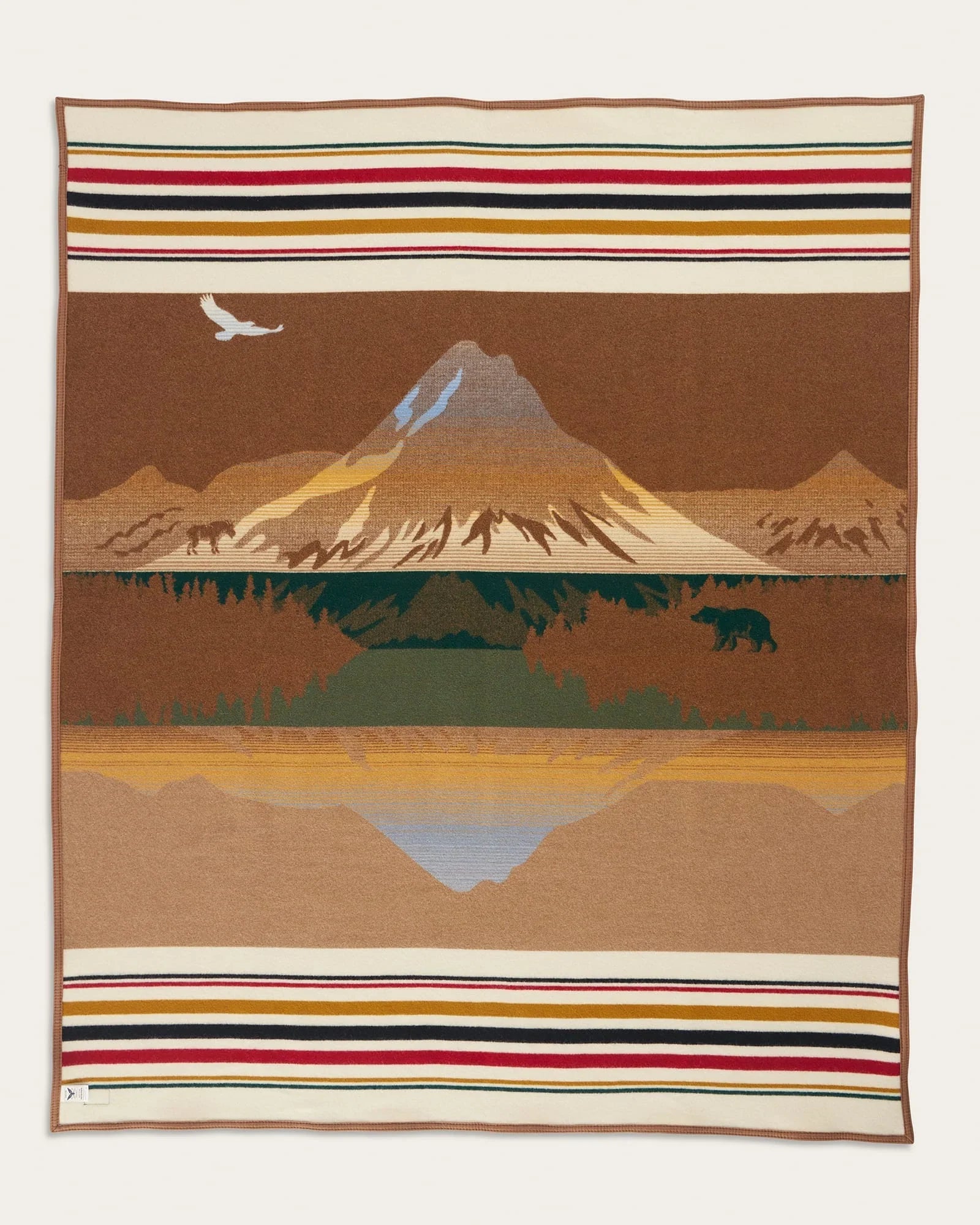 American made Glacier Peaks Pendleton Blanket - Your Western Decor