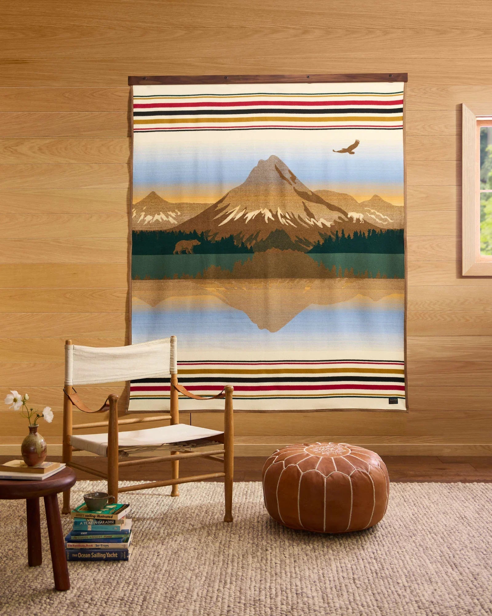 American made Glacier Peaks Pendleton Blanket - Your Western Decor