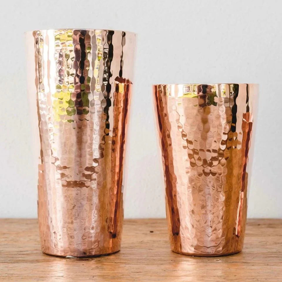 Hammered copper Boston shaker set - Your Western Decor