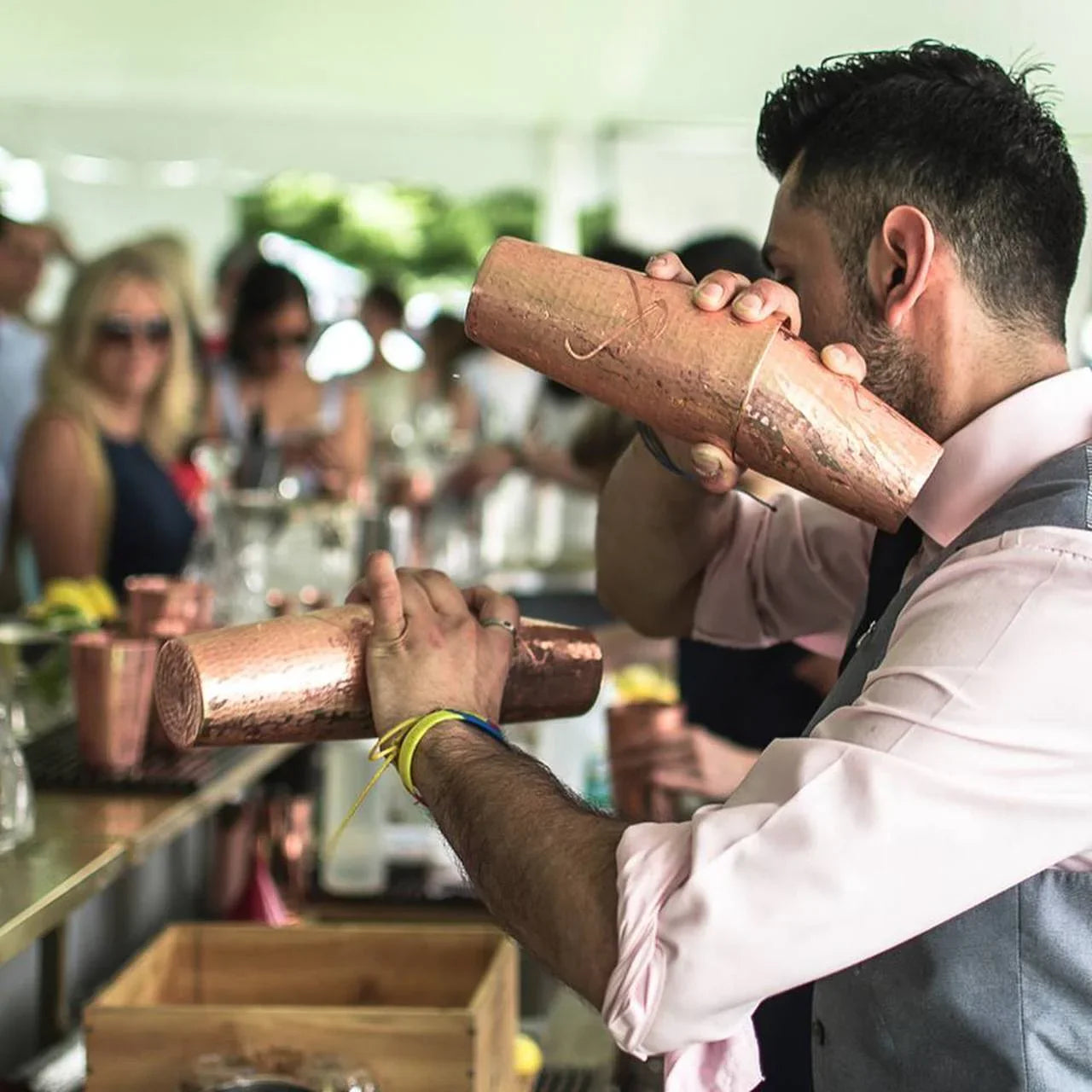 Copper Boston cocktail shakers Your Western Decor