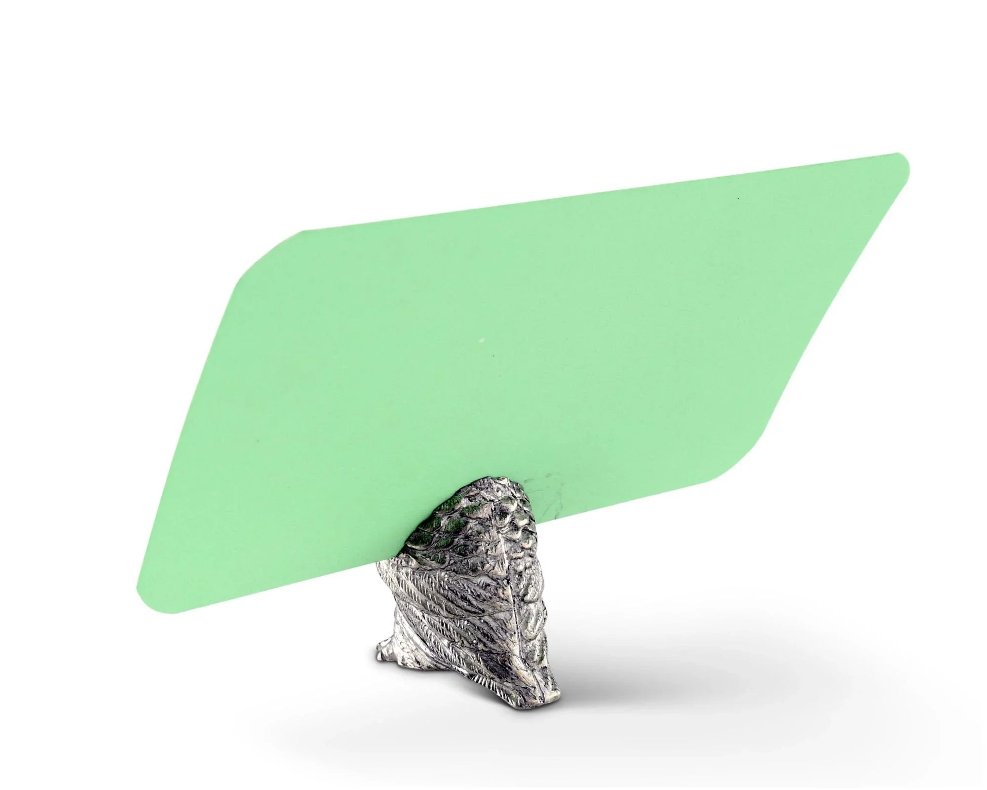 Pewter Owl Place Card Holder back - Your Western Decor