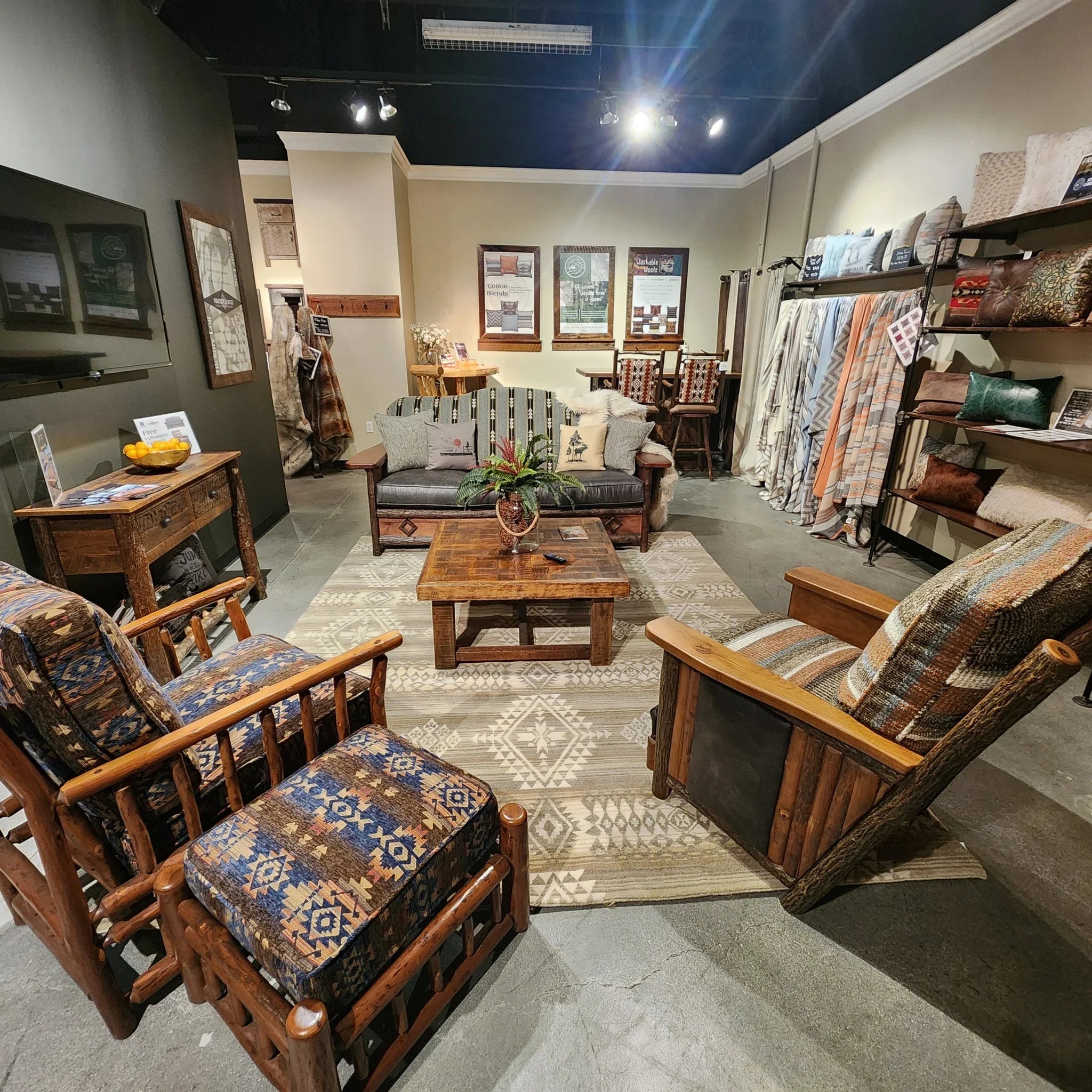 American made Hickory Peaks Lounge Furniture - Your Western Decor