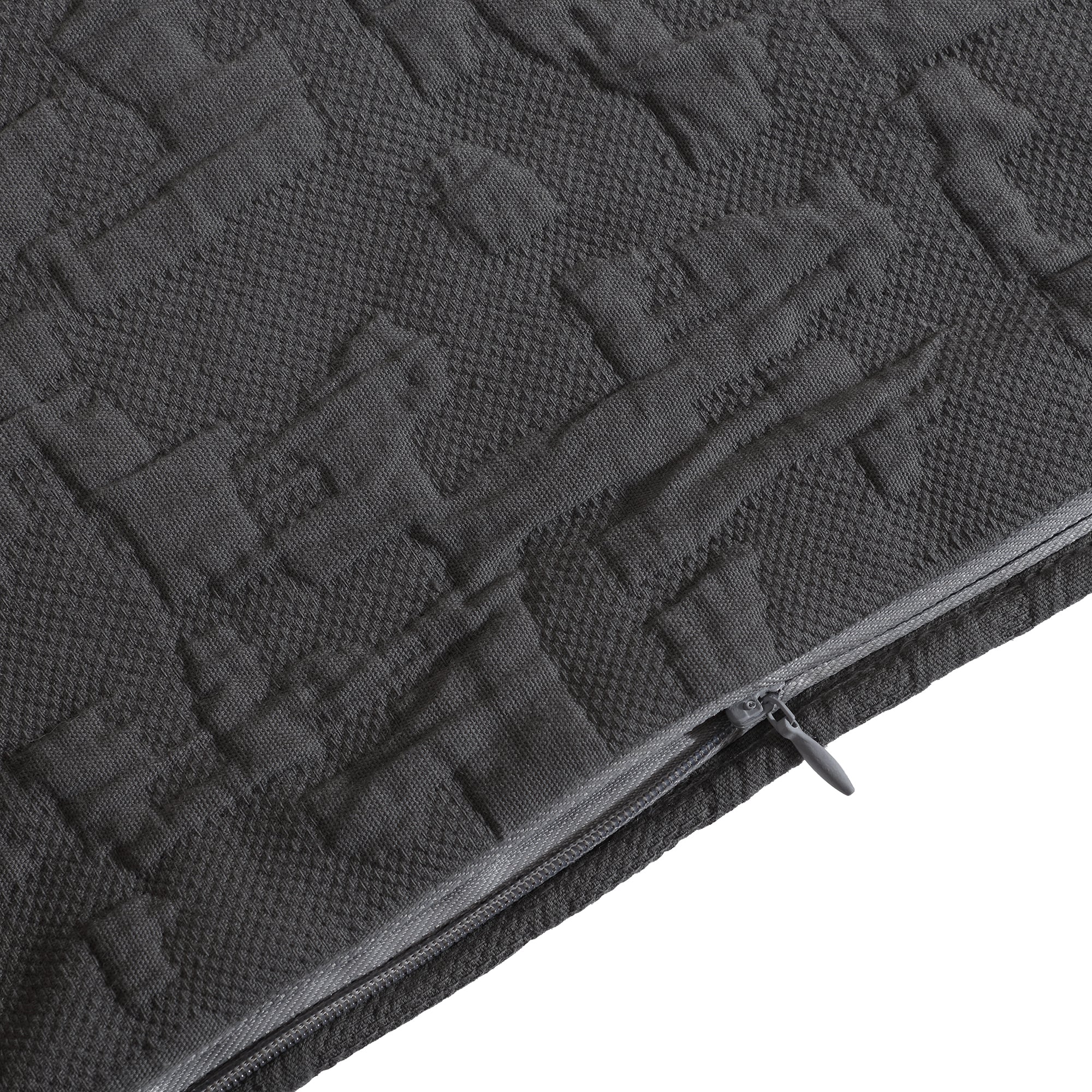 Hidden zipper closure grey euro sham - Your Western Decor