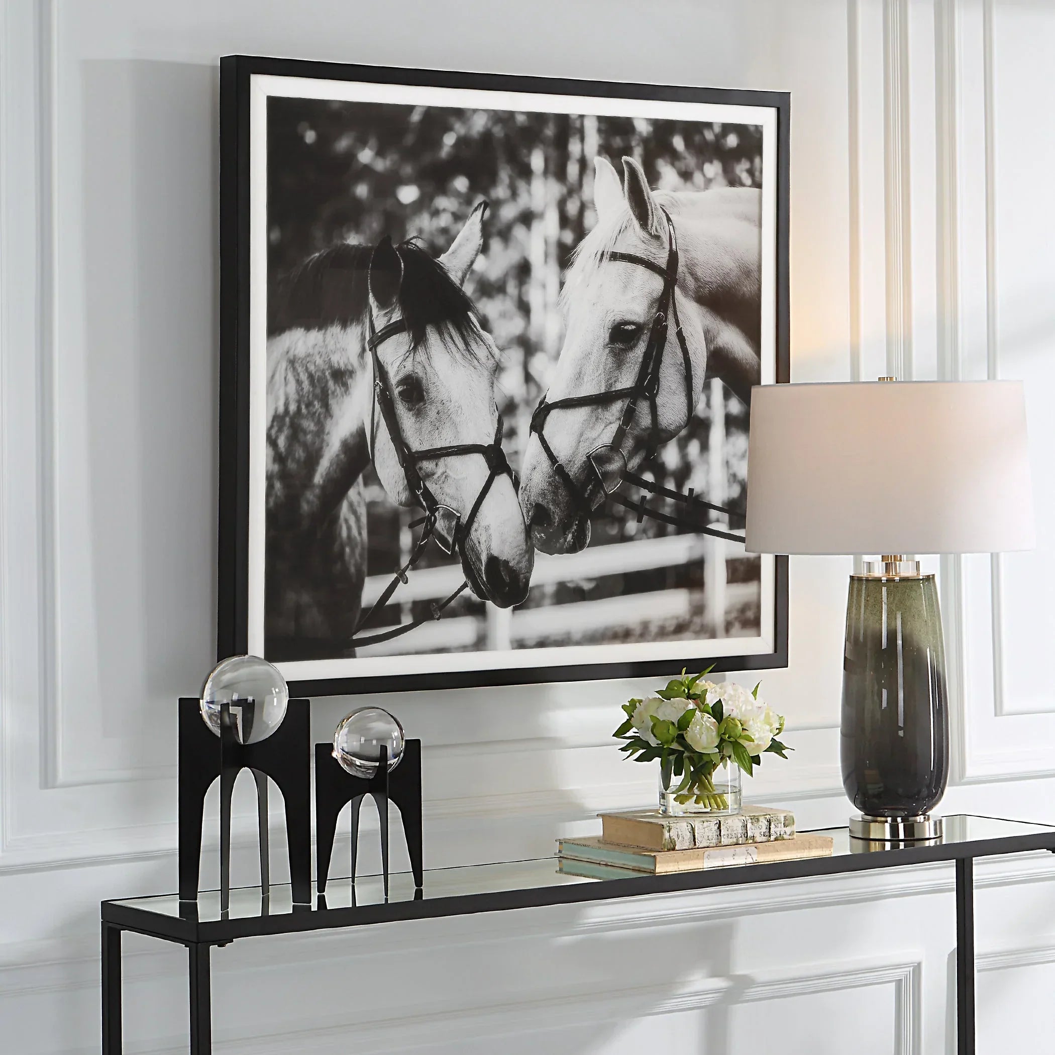 Dapple Of My Eye Horse Art black and white - Your Western Decor