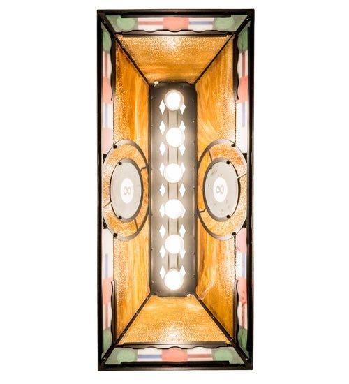 Customizable Oblong Pool Table Pendant Light made in the USA - Your Western Decor