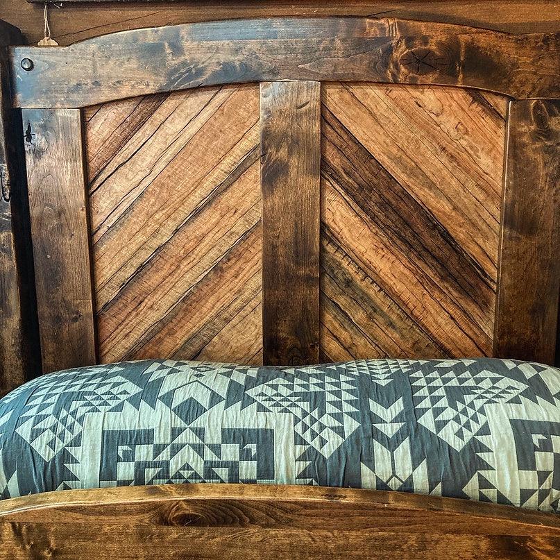 Rustic wood headboard - Your Western Decor
