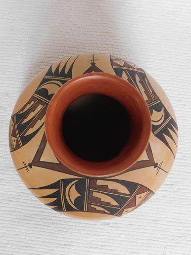Handmade &. Painted Large Hopi Pot by potter White Swan - Your Western Decor