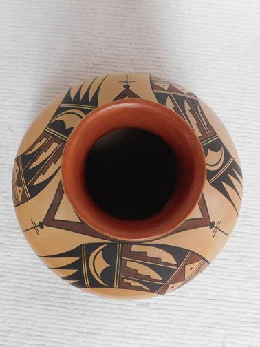 Handmade &. Painted Large Hopi Pot by potter White Swan - Your Western Decor