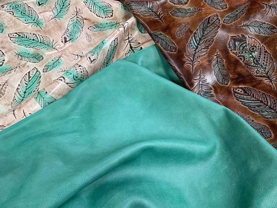 Turquoise leather pairing - Your Western Decor